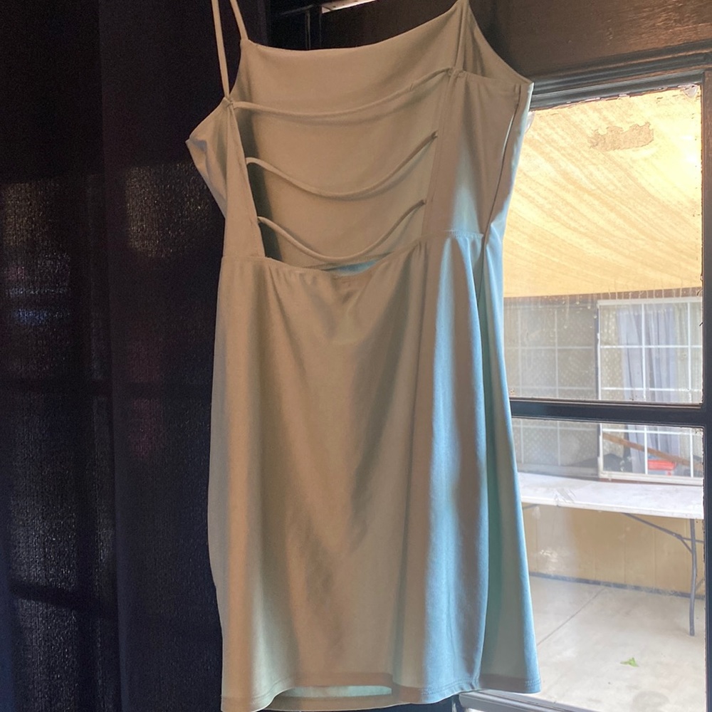 Satin mini dress